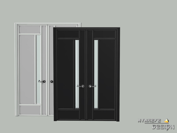 Sims 4 — Altara Double Door by NynaeveDesign — Altara Build Set - Double Door Located in: Build - Doors Price: 211 Tiles: