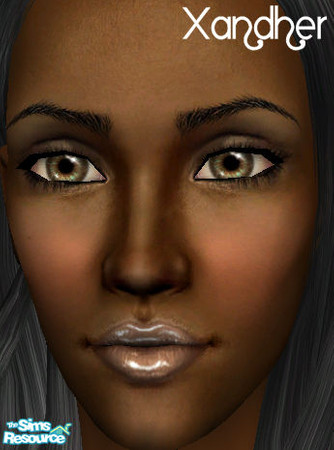 Sims 2 — Jinx Lipstick - Flan by Xandher — A very glossy lipstick in a soft shade of buff with warm undertones. Perfect