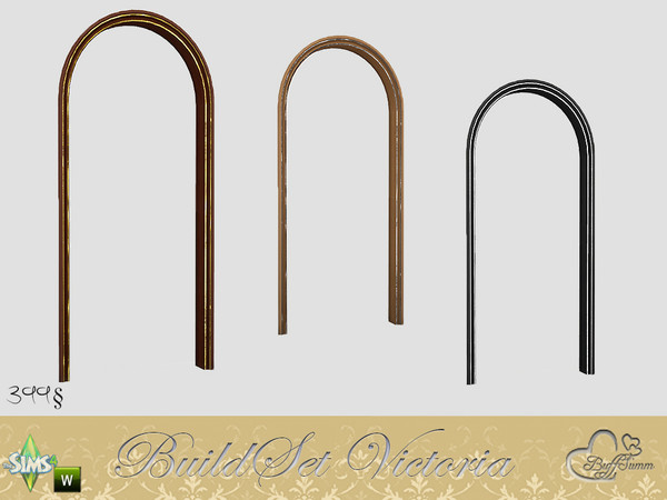 Sims 4 — Victoria Arched Door round 1x1 by BuffSumm — Part of the *BuildSet Victoria*! Created by BuffSumm @ TSR