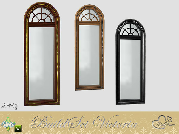 Sims 4 — Victoria Full Window round 1x1 clear by BuffSumm — Part of the *BuildSet Victoria*! Created by BuffSumm @ TSR