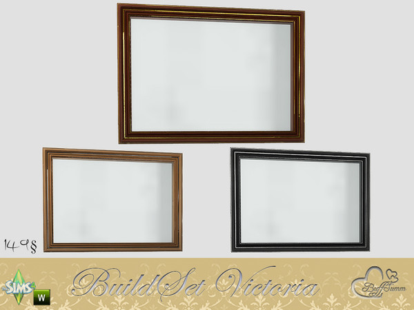 Sims 4 — Victoria Half Window 2x1 clear by BuffSumm — Part of the *BuildSet Victoria*! Created by BuffSumm @ TSR