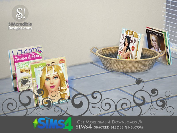 Sims 4 — Summer Illusion Magazines by SIMcredible! — by SIMcredibledesigns.com available at TSR __________________ * 3