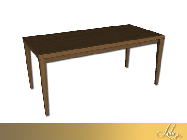 Sims 3 — Lourve Dining Table  by Lulu265 — Part of the Louvre Dining Set 