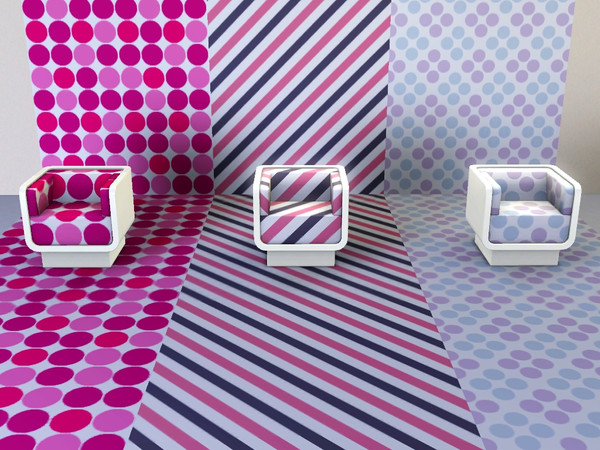 Sims 3 — Geometric 2 by Andreja157 — Patterns created with TSR Workshop's Pattern Tool All 3 can be found in Geometric