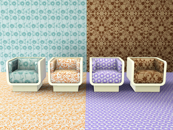 Sims 3 — Floral patterns 1 by Andreja157 — Patterns created with TSR Workshop's Pattern Tool Categories: - abstract:
