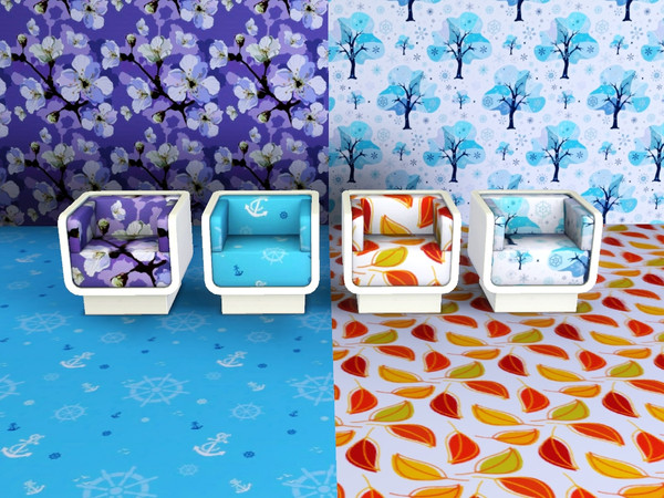 Sims 3 — Seasons by Andreja157 — Patterns created with Create a pattern tool Categories: - fabrics: Summer - themed: