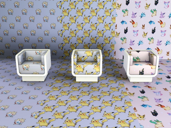 Sims 3 — Pokemon by Andreja157 — Patterns created with Create a pattern tool Category: Themed Recolorable palettes: 1