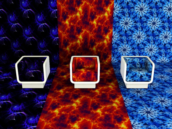 Sims 3 — Fractals 1 by Andreja157 — Patterns created with CAP Tool Categories: Fabrics, Themed Recolorable palettes: 1