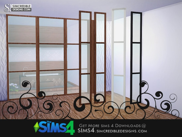 Sims 4 — Suddenly Classic separator (half tile) by SIMcredible! — by SIMcredibledesigns.com available at TSR