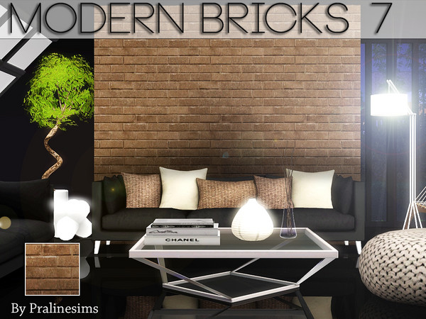 Sims 3 — Modern Bricks 7 by Pralinesims — By Pralinesims for TSR