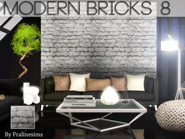Sims 3 — Modern Bricks 8 by Pralinesims — By Pralinesims for TSR