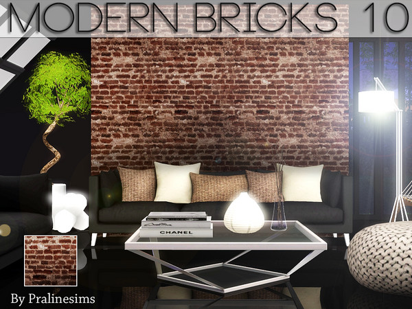 Sims 3 — Modern Bricks 10 by Pralinesims — By Pralinesims for TSR