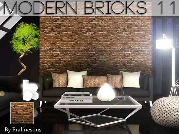 Sims 3 — Modern Bricks 11 by Pralinesims — By Pralinesims for TSR