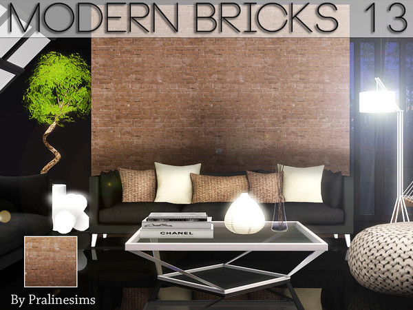Sims 3 — Modern Bricks 13 by Pralinesims — By Pralinesims for TSR