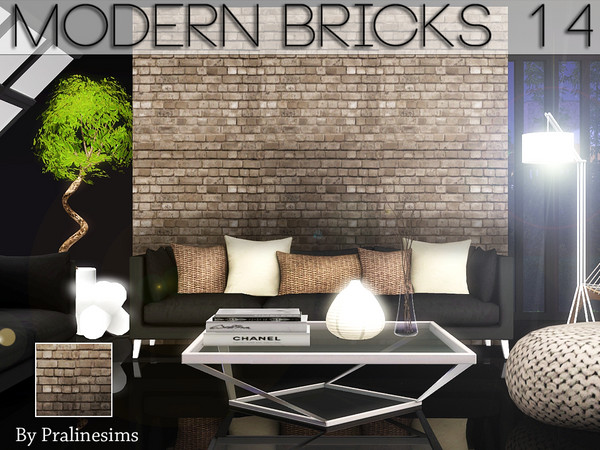 Sims 3 — Modern Bricks 14 by Pralinesims — By Pralinesims for TSR