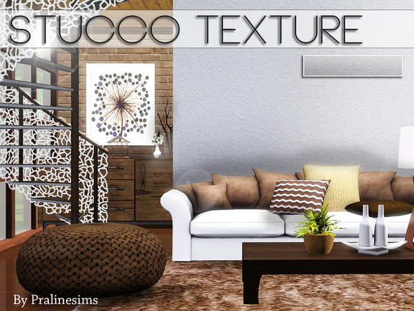 Sims 3 — Stucco Texture by Pralinesims — By Pralinesims