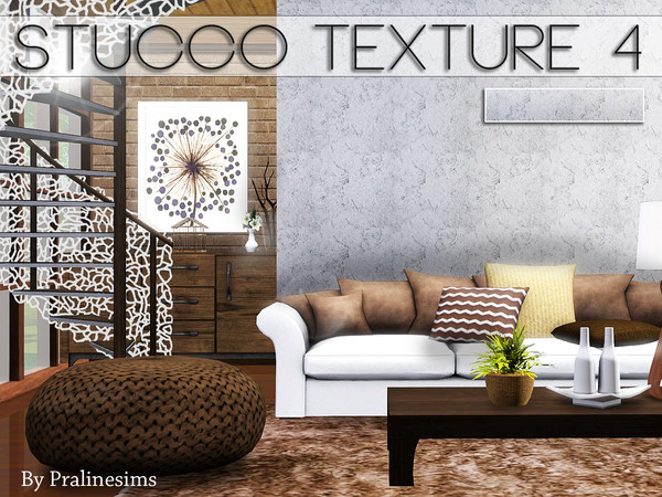 Sims 3 — Stucco Texture 4 by Pralinesims — By Pralinesims