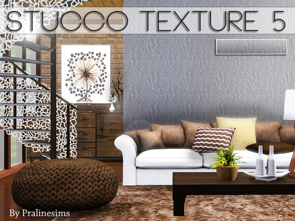 Sims 3 — Stucco Texture 5 by Pralinesims — By Pralinesims