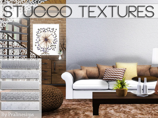 Sims 3 — Stucco Textures by Pralinesims — By Pralinesims