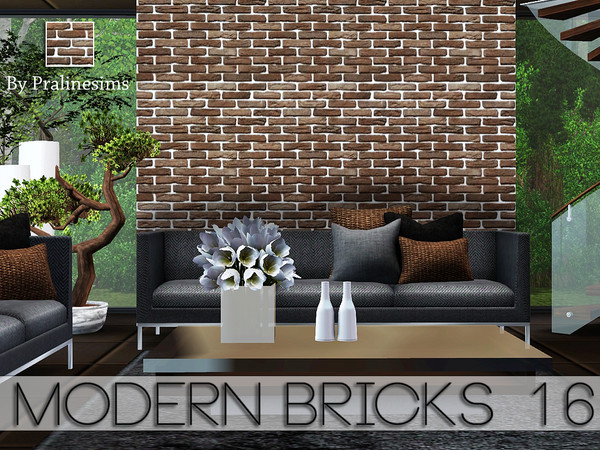 Sims 3 — Modern Bricks 16 by Pralinesims — By Pralinesims