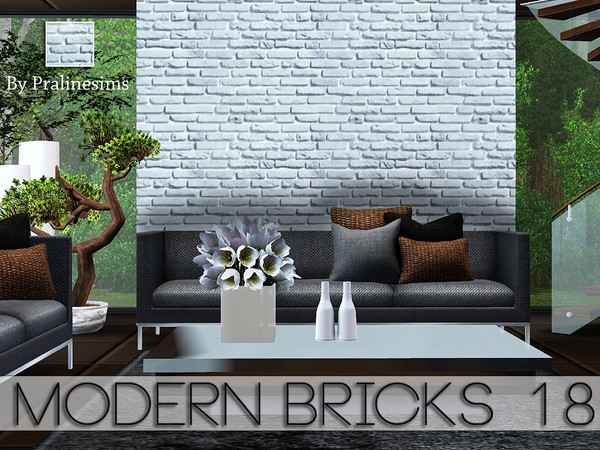 Sims 3 — Modern Bricks 18 by Pralinesims — By Pralinesims