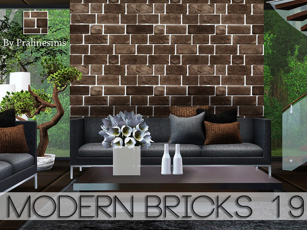 Sims 3 — Modern Bricks 19 by Pralinesims — By Pralinesims