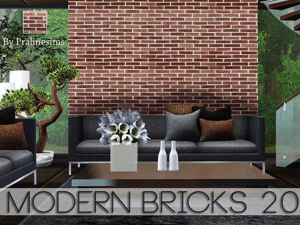 Sims 3 — Modern Bricks 20 by Pralinesims — By Pralinesims