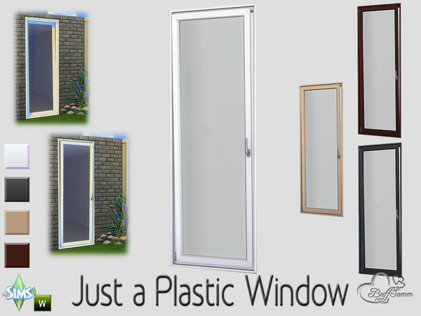 Sims 4 — 1x1 Full Right Open by BuffSumm — For Counters with Backdrop! Part of the 'Just a Plastic Window' Set