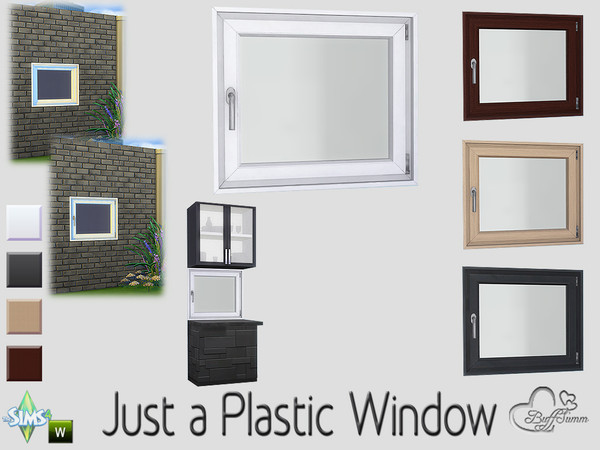 Sims 4 — 1x1 Island Counter Left by BuffSumm — For Counters without Backdrop! Part of the 'Just a Plastic Window' Set