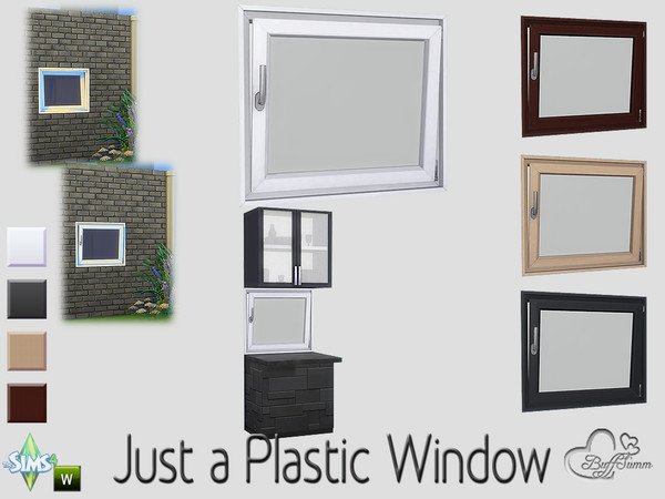 Sims 4 — 1x1 Island Counter Left Open by BuffSumm — For Counters without Backdrop! Part of the 'Just a Plastic Window'
