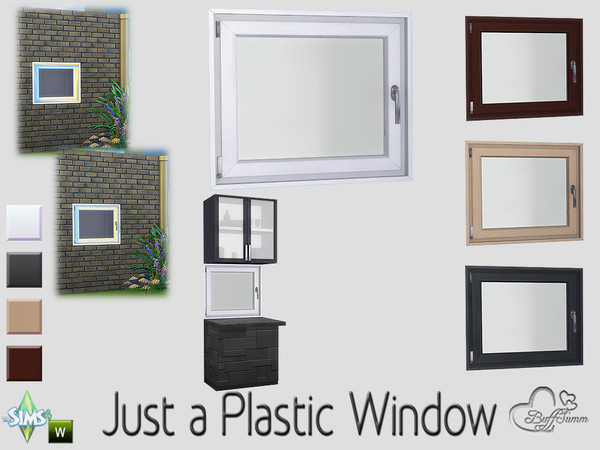 Sims 4 — 1x1 Island Counter Right by BuffSumm — For Counters without Backdrop! Part of the 'Just a Plastic Window' Set