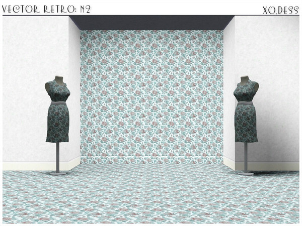 Sims 3 — Vector Retro_Texture. by Xodess — Vector Retro Texture... part of the - Dess_RF_SET. - N1. How to find it in