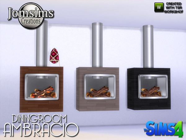 Sims 4 — ambracio fireplace by jomsims — ambracio fireplace