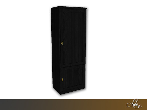 Sims 3 — Ebony Kitchen Grocery Cupboard by Lulu265 — Part of the Ebony Kitchen Set Fully CAStable