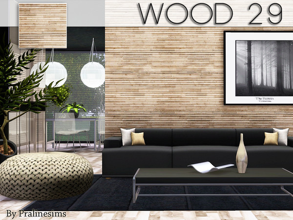 Sims 3 — Wood 29 by Pralinesims — By Pralinesims for TSR