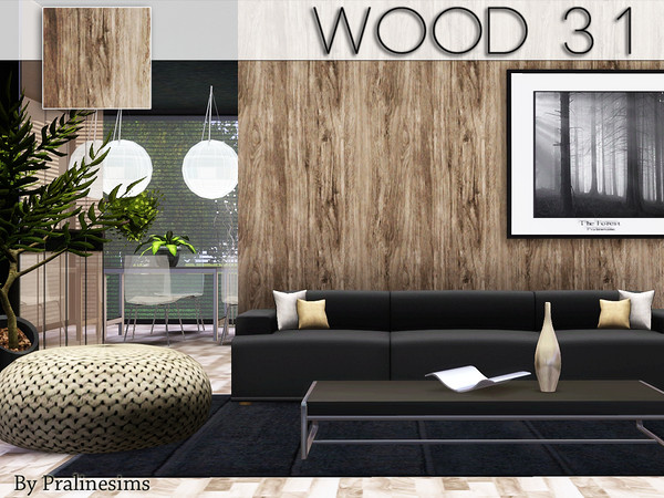 Sims 3 — Wood 31 by Pralinesims — By Pralinesims for TSR