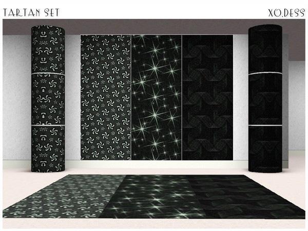 Sims 3 — Tartan SET. by Xodess — This set consists of three lovely textures/patterns... How to find them in game: After