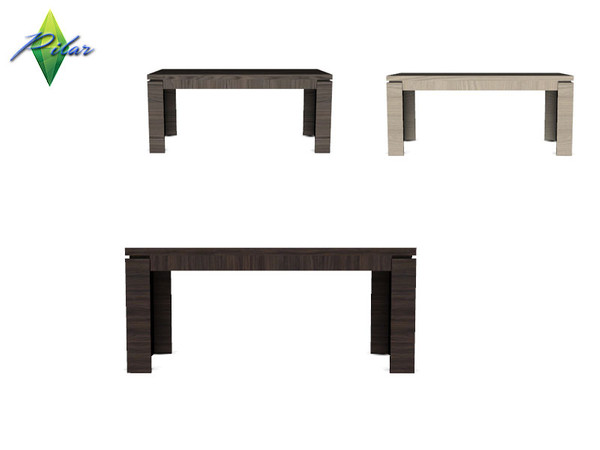 Sims 4 — Soul Dining Table by Pilar — Contemporary Soul