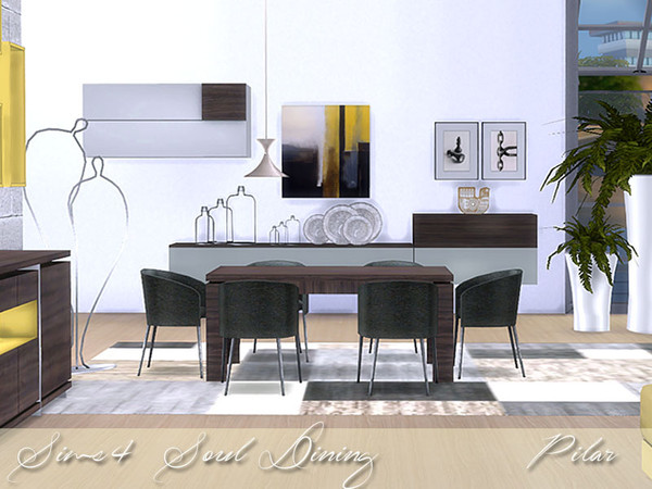 Sims 4 — Soul Dining by Pilar — Contemporary Soul