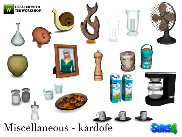 Sims 4 — kardofe_Miscellaneous by kardofe — 17 to give room decorative objects in different rooms of the house