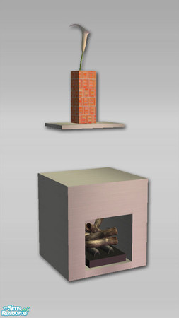 Sims 2 — Symphony  Fire 1 Tile - Mesh by Shakeshaft — Part of a new mesh set, set high standards with the Symphony