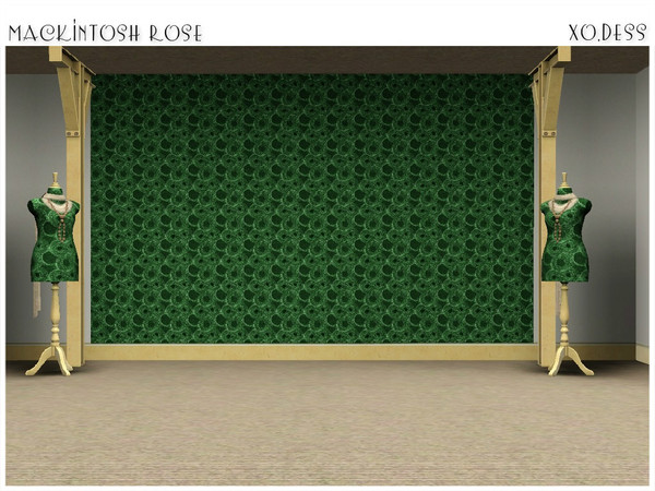 Sims 3 — Mackintosh Rose_PATTERN. by Xodess — This pattern/texture is part of my - INTENSITY - set N2. How to find it in