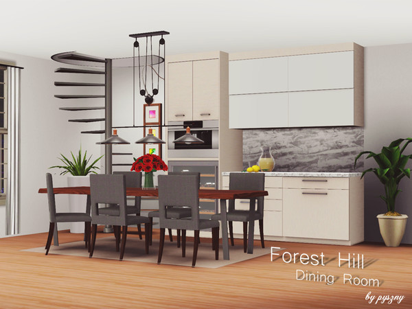 Sims 3 — Forest Hill Dining Room by pyszny16 — Forest Hill Dining Room is made for those who has big familly, want to