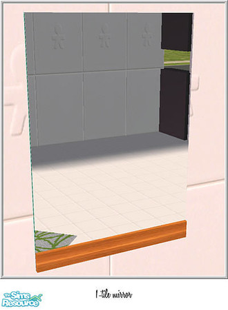 Sims 2 — bathroom - 1-tile mirror by Birgit43 — 