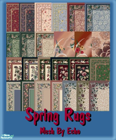 Sims 2 —  Rugs -  Mesh by simscom — Brought to you by the Sims2 Community Project....Please enjoy this set we have made