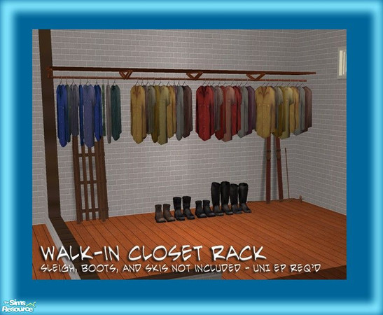 Sims 2 — Walkin Closet -  Mesh by simscom — Brought to you by the Sims2 Community Project....Please enjoy this set we