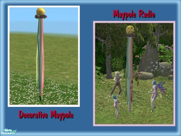 Sims 2 — Maypole - Mesh by simscom — Brought to you by the Sims2 Community Project...Please enjoy this set we have made