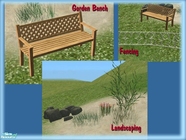 Sims 2 — Grasses 1 Mesh by simscom — Brought to you by the Sims2 Community Project...Please enjoy this set we have made
