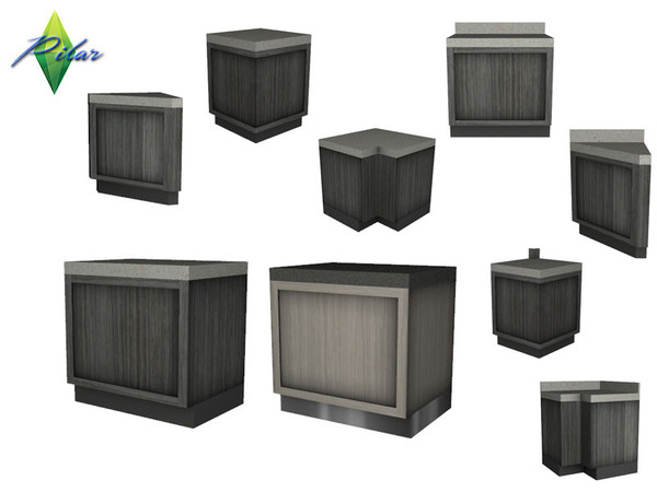 Sims 4 —  Talea Counter by Pilar —  perfect balance between traditional style and contemporary living