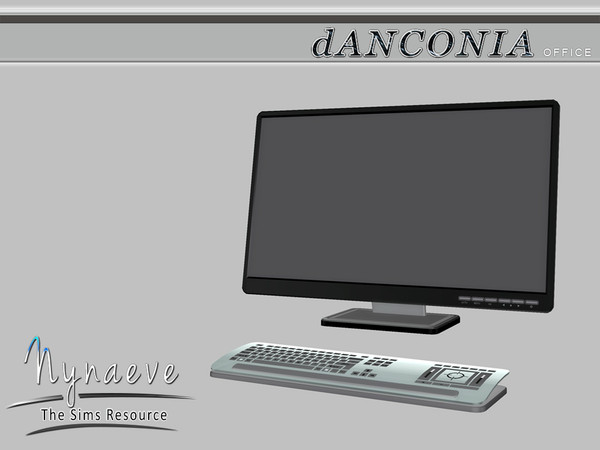 Sims 4 — dAnconia Desktop Computer by NynaeveDesign — dAnconia Office - Desktop Computer Located in: Electronics -